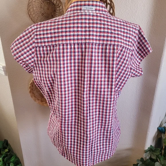 Rockies Short Sleeve Button Down Shirt Sz XL - Picture 7 of 7